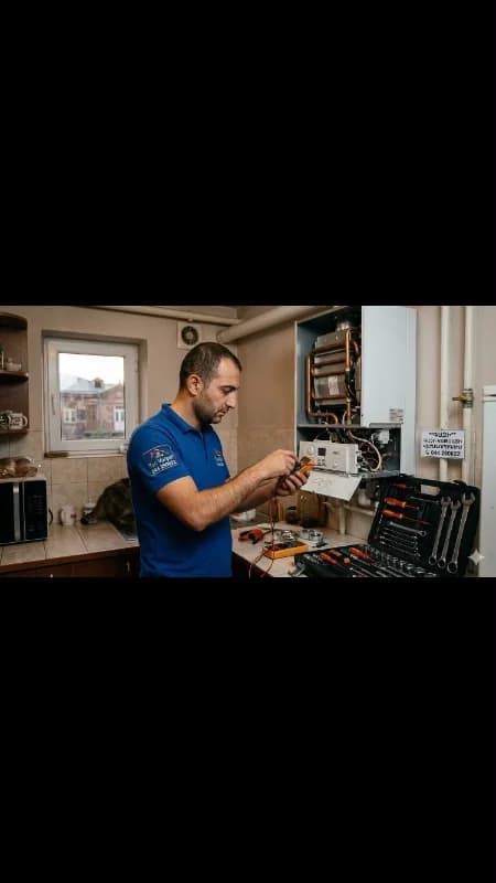գազի կաթսայի վերանորոգում 