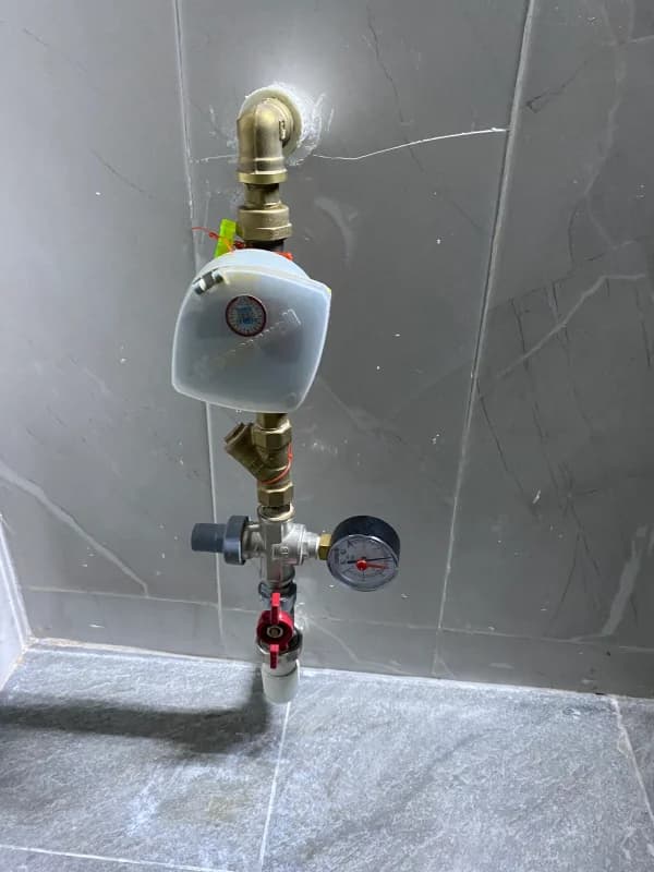 Ջրաչափի տեղադրում