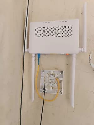 Fiber Optic Modem Installation
