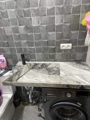 Integrated Ceramogranite Sink