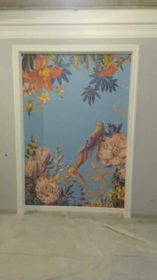 Поклейка обоев