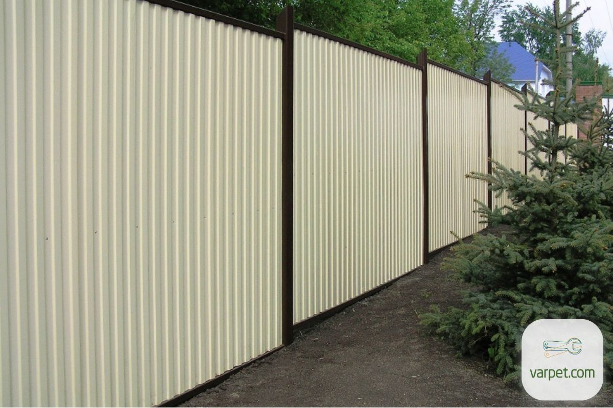 Fence - Corrugated galvanised iron